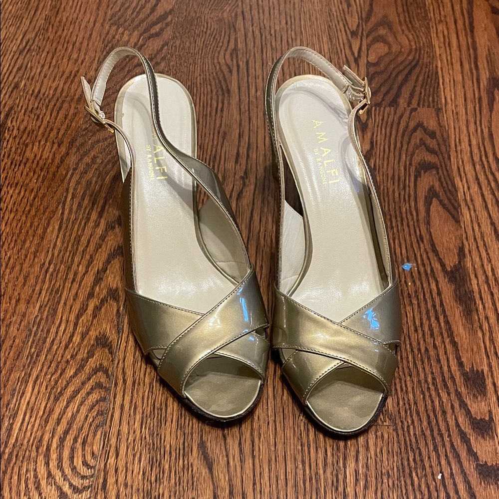 Amalfi Women's Elegant Gold Heels